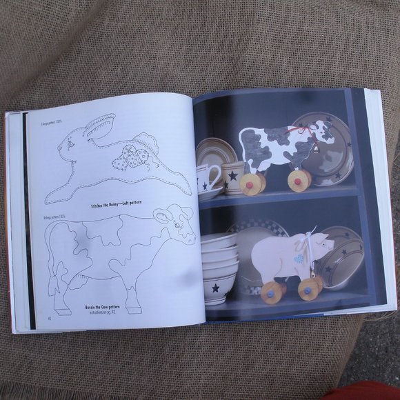 Country Style Painted Wood Projects crafts art book - Picture 10 of 16